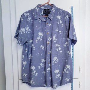 American Rag Short Sleeve Button Down Shirt - LARGE